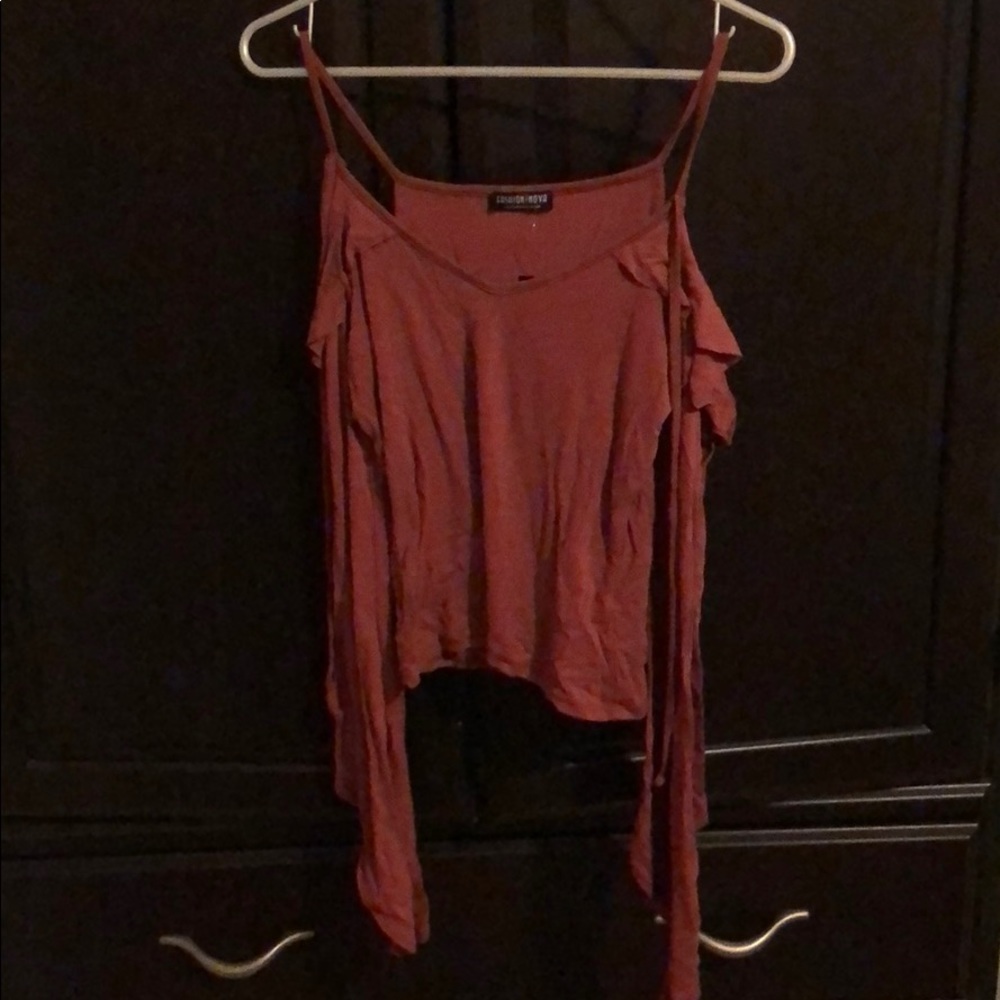 Rose colored top